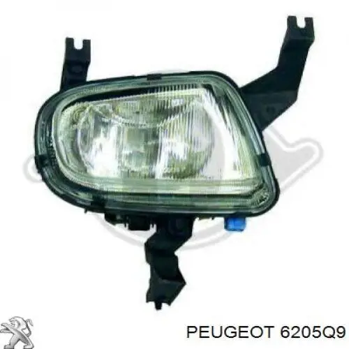Фара противотуманная, правая Peugeot/Citroen 6205Q9 цена, от 31.09 USD