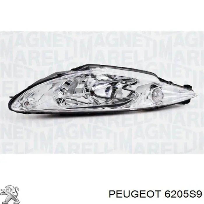 Правая блок фара Peugeot/Citroen 6205S9 цена, от 34.21 USD