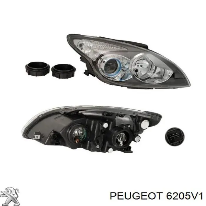 Купить 6205V1 Peugeot/Citroen Фара основная правая