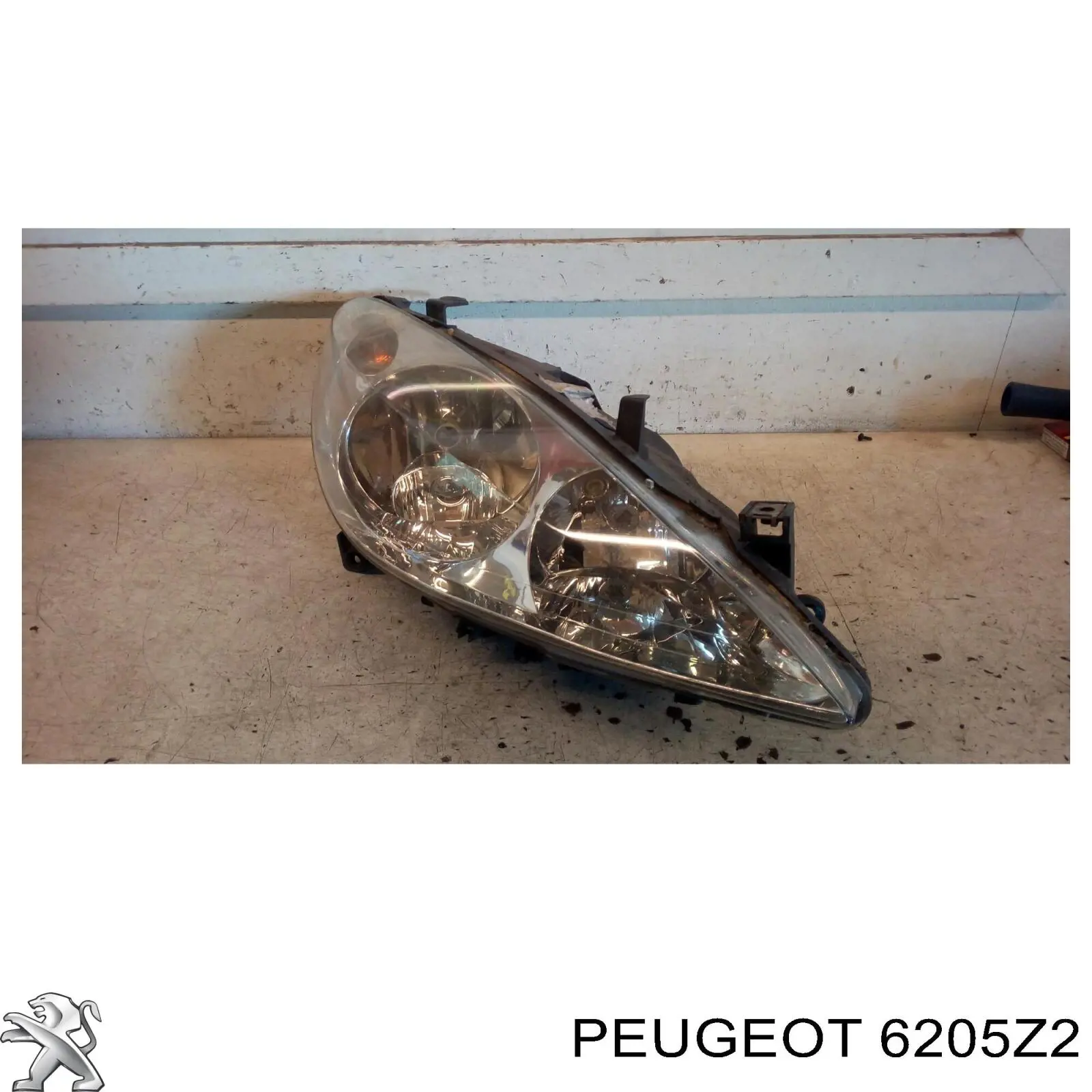 Правая блок фара Peugeot/Citroen 6205Z2 цена, от 83.70 USD