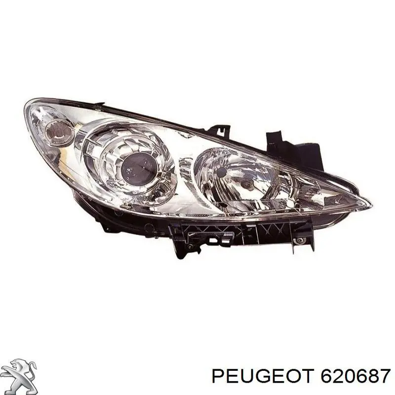 620687 Peugeot/Citroen Фара передняя правая