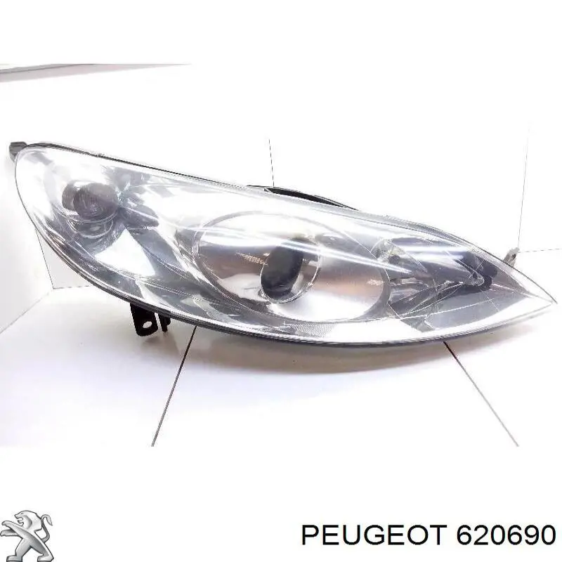Правая блок фара Peugeot/Citroen 620690 цена, от 113.15 USD