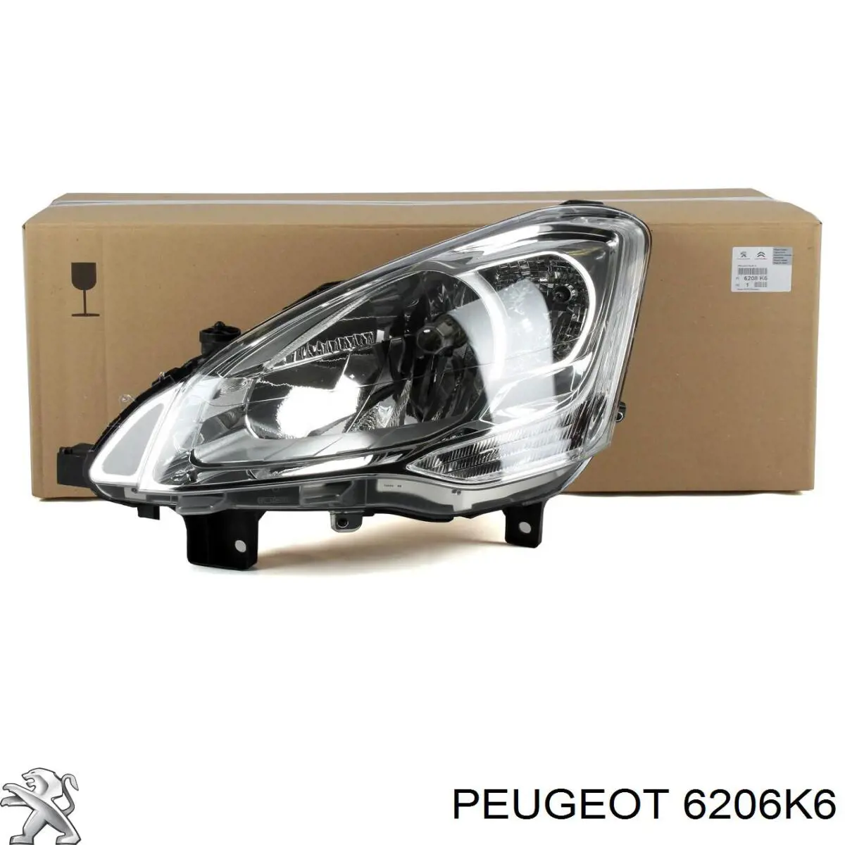 Правая блок фара Peugeot/Citroen 6206K6 цена, от 125.71 USD