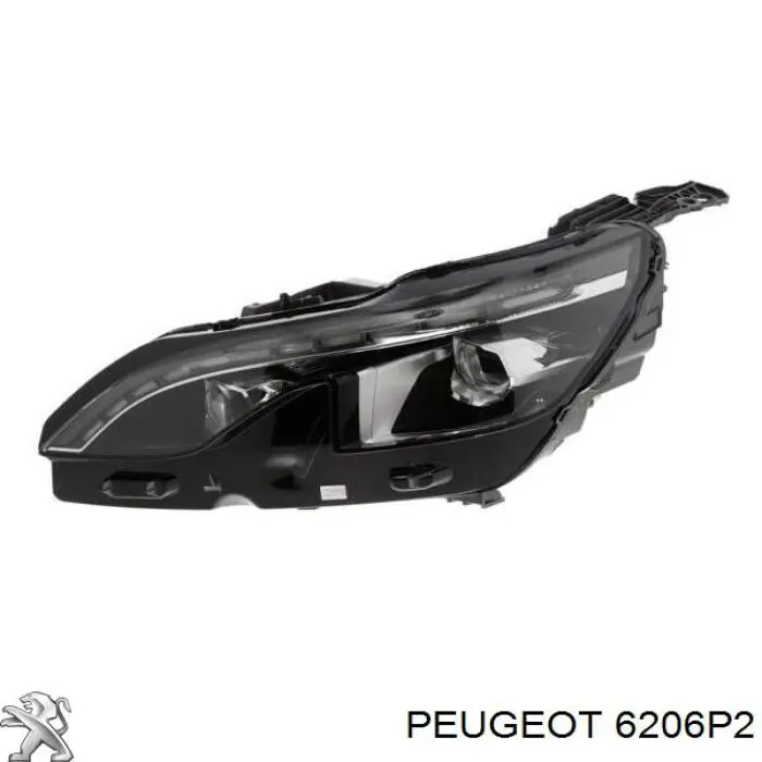 Правая блок фара Peugeot/Citroen 6206P2 цена, от 2583.95 USD