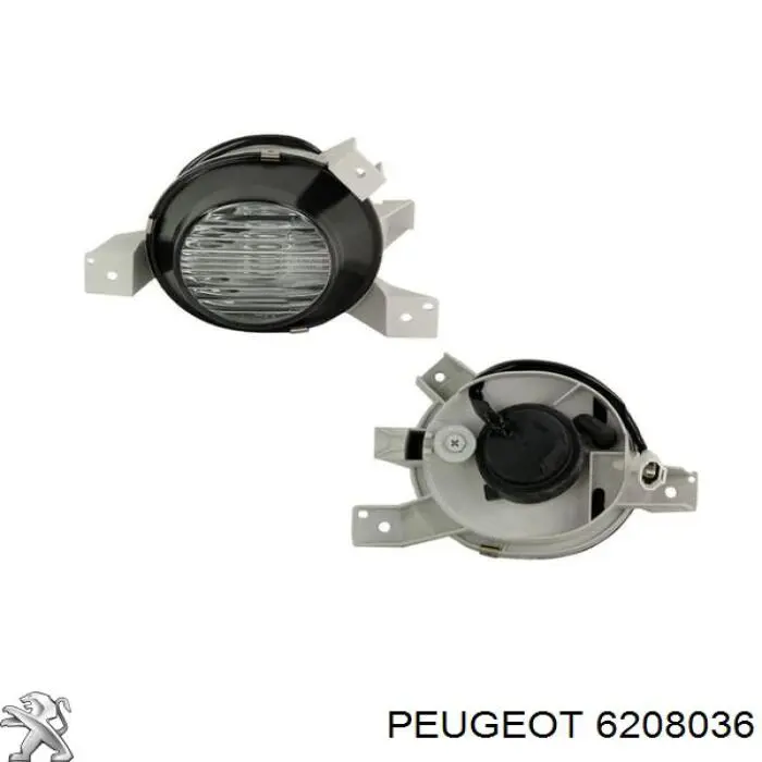 6208036 Peugeot/Citroen Противотуманная фара левая