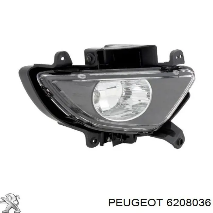 Фара противотуманная, левая Peugeot/Citroen 6208036 цена, от 22.47 USD