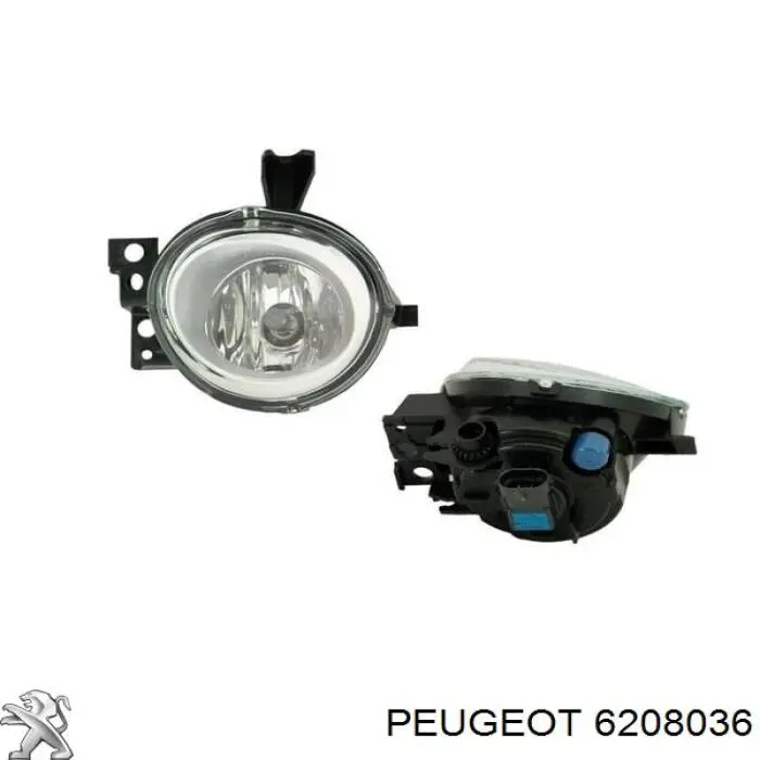 Купить 6208036 Peugeot/Citroen Противотуманка левая