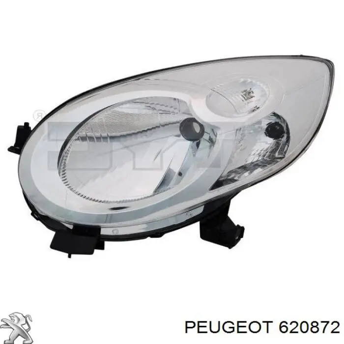 Фара левая 620872 Peugeot/Citroen