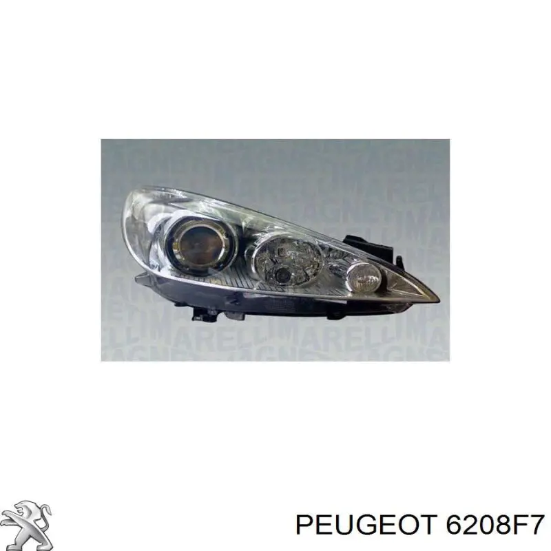 6208F7 Peugeot/Citroen Фара