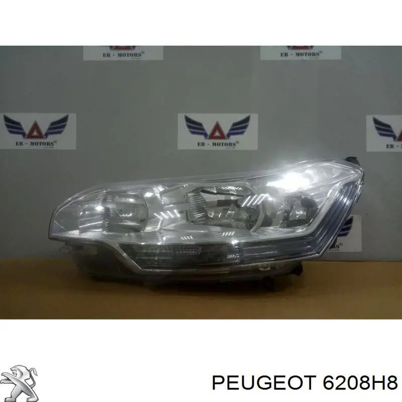6208H8 Peugeot/Citroen фара левая