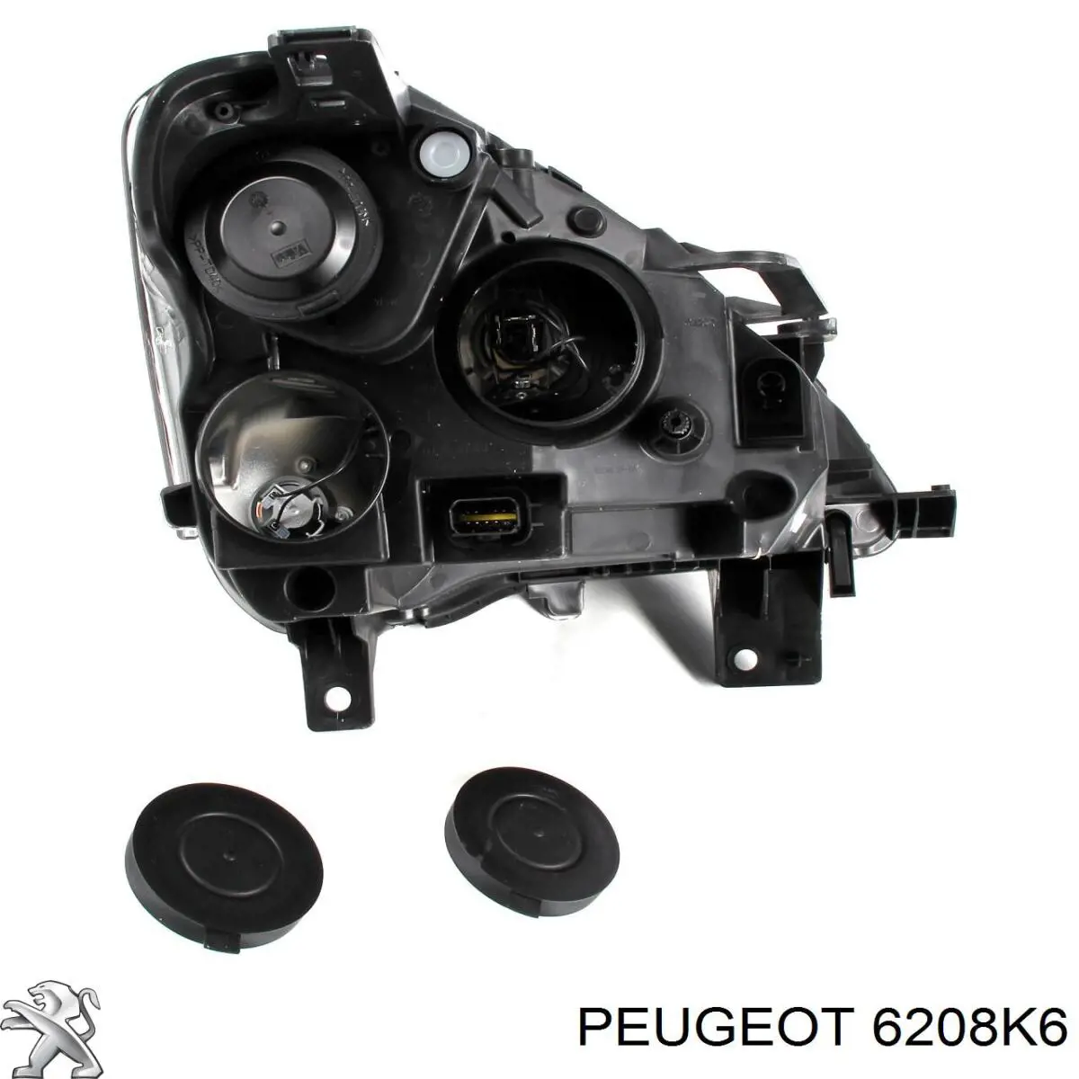 Левая фара 6208K6 Peugeot/Citroen