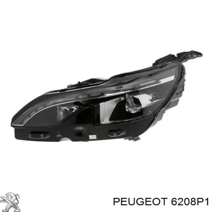 6208P1 Peugeot/Citroen Фара передняя правая