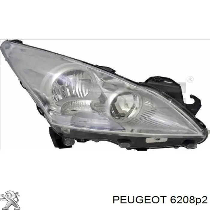 Фара левая Peugeot/Citroen 6208P2 цена, от 2583.95 USD