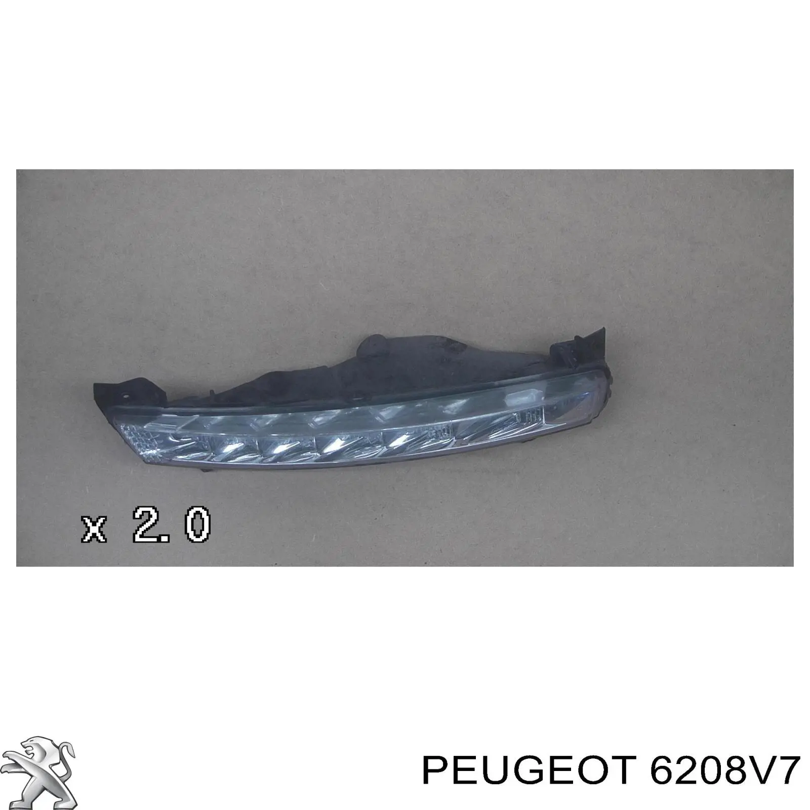 Фара дневного света левая 6208V7 Peugeot/Citroen