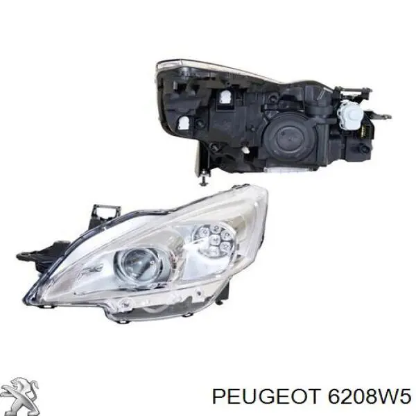 Купить 6208W5 Peugeot/Citroen Фара левая передняя