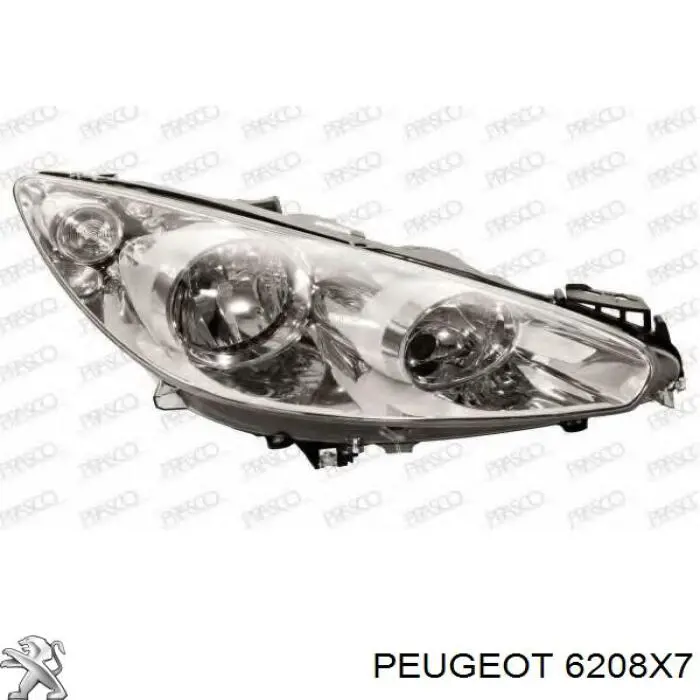 6208X7 Peugeot/Citroen Фара