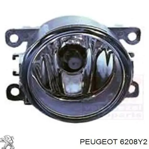 6208Y2 Peugeot/Citroen фара противотуманная левая/правая