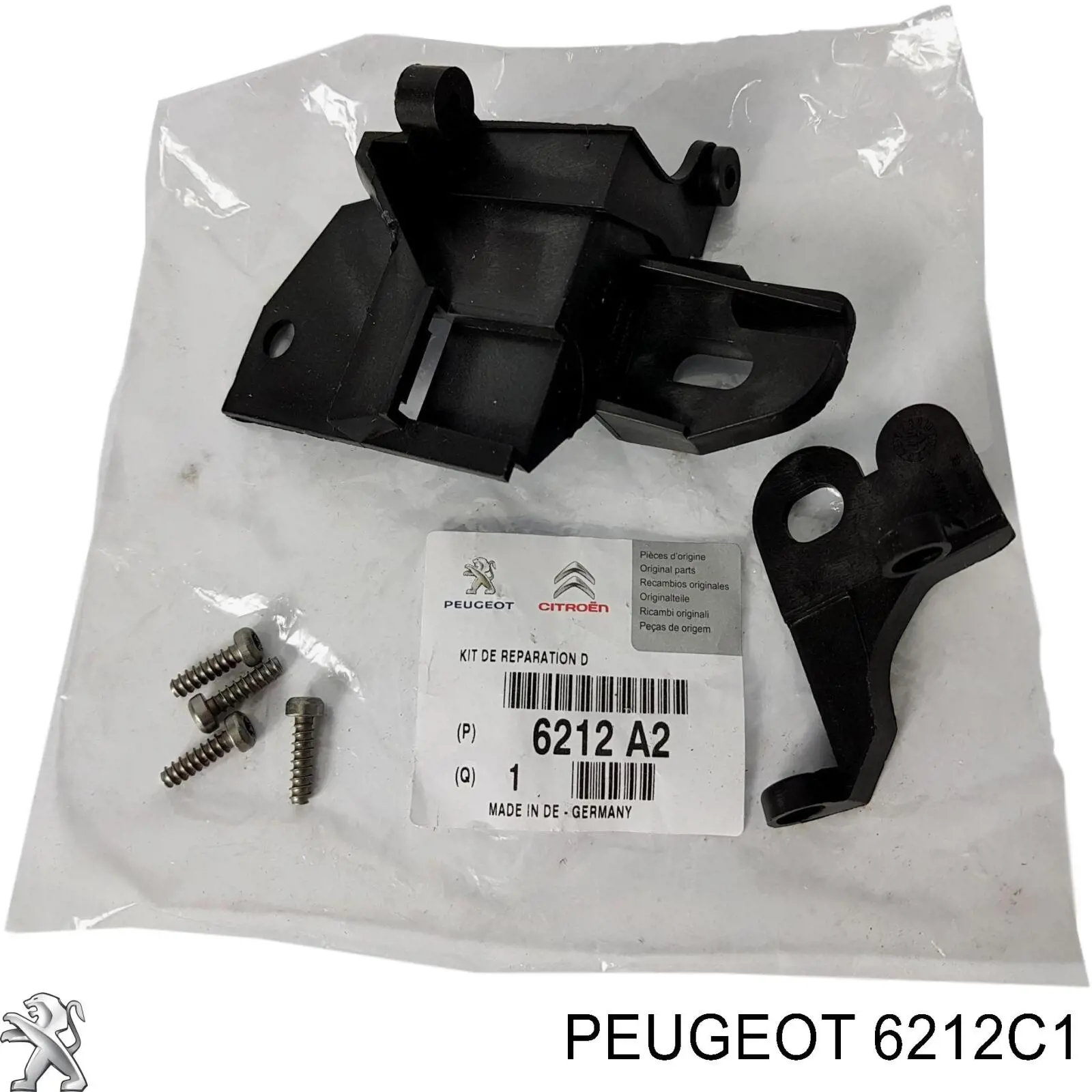 6212C1 Peugeot/Citroen Крепление фары передней, левой