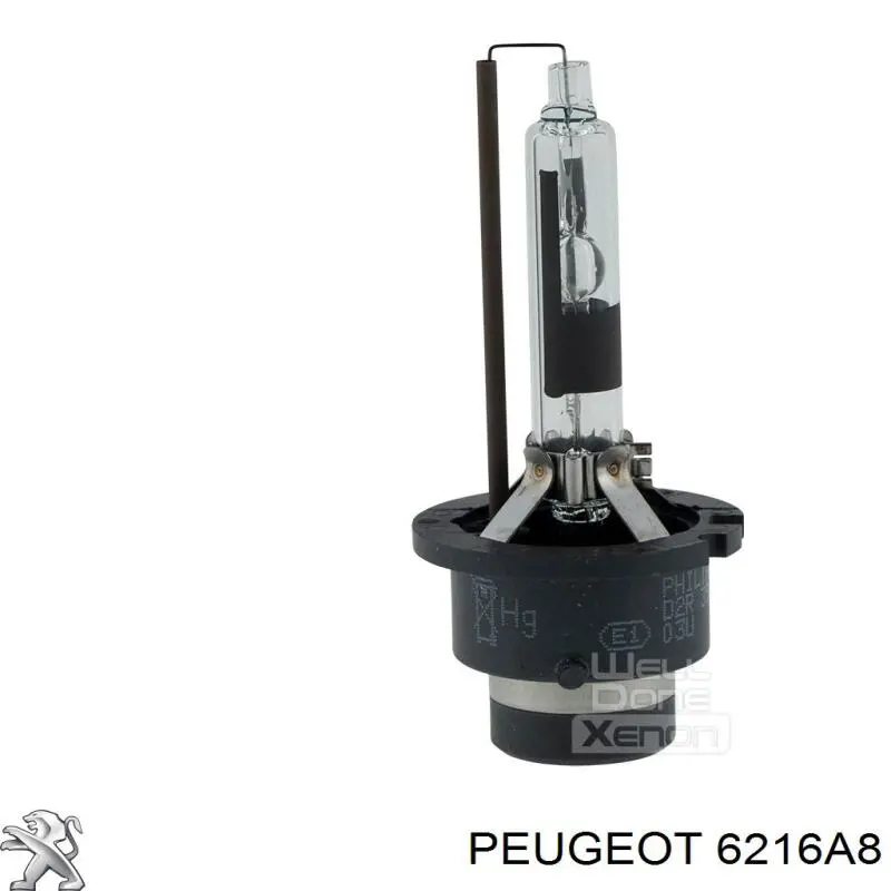 6216A8 Peugeot/Citroen лампочка ксеноновая