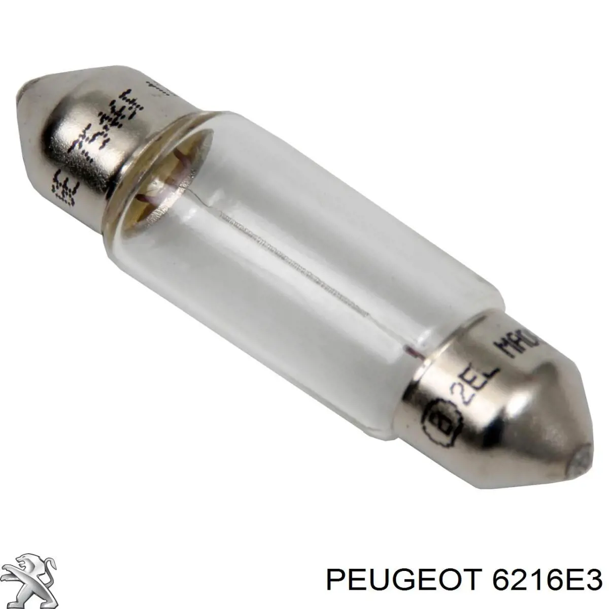 6216E3 Peugeot/Citroen лампочка плафона освещения салона/кабины