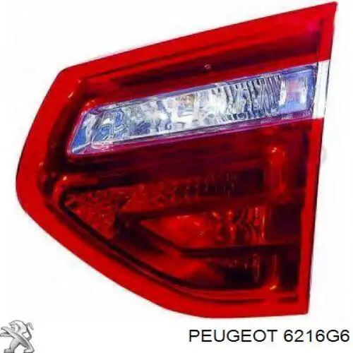 Лампа автомобильная Peugeot/Citroen 00006216G6