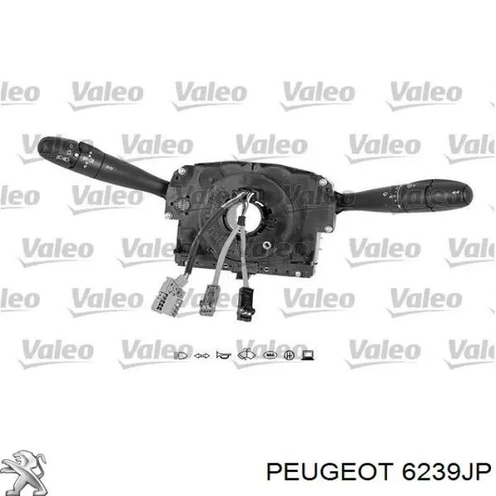 00006242S6 Peugeot/Citroen Левый подрулевой переключатель