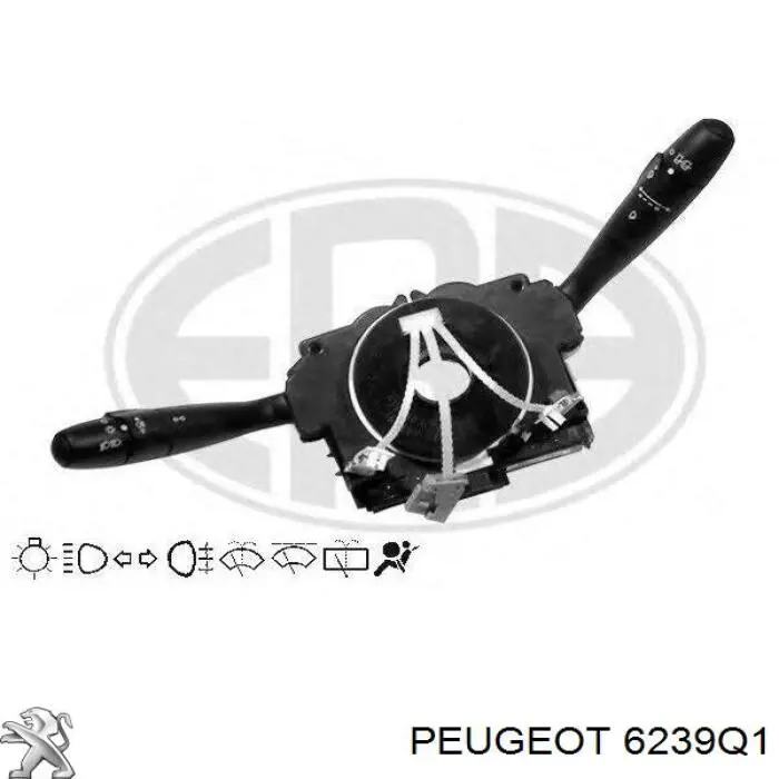6239Q1 PEUGEOT Conmutador columna dirección original y equivalente