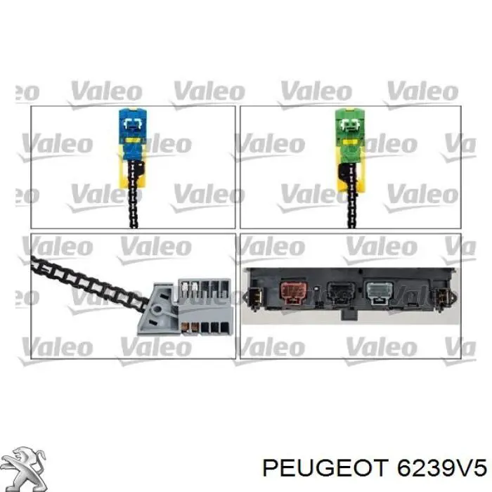 Переключатель подрулевой, в сборе 6239V5 Peugeot/Citroen