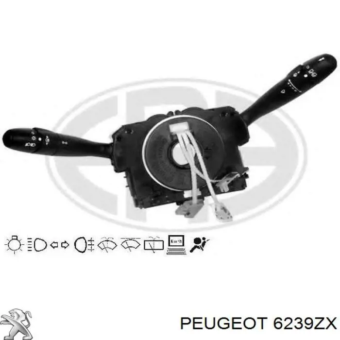 Купить 6239ZX Peugeot/Citroen Правый подрулевой переключатель