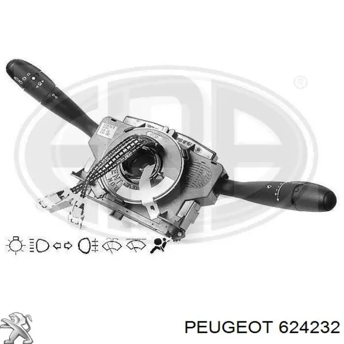 624232 Peugeot/Citroen Переключатель подрулевой в сборе