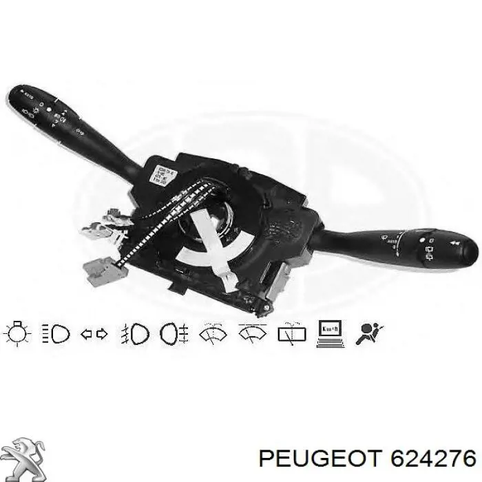 Переключатель подрулевой, в сборе 624276 Peugeot/Citroen