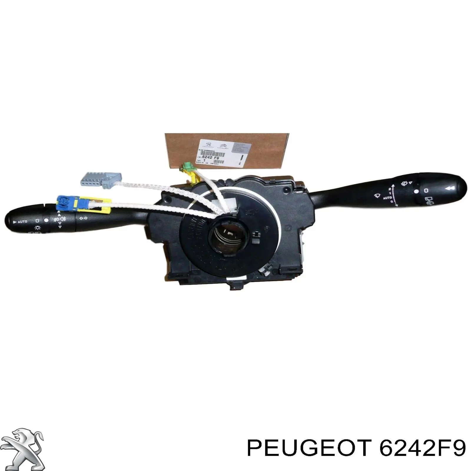 Переключатель подрулевой, в сборе 6242F9 Peugeot/Citroen