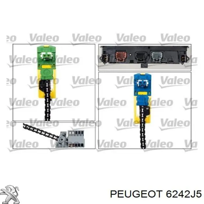 Подрулевой переключатель 624225 Peugeot/Citroen
