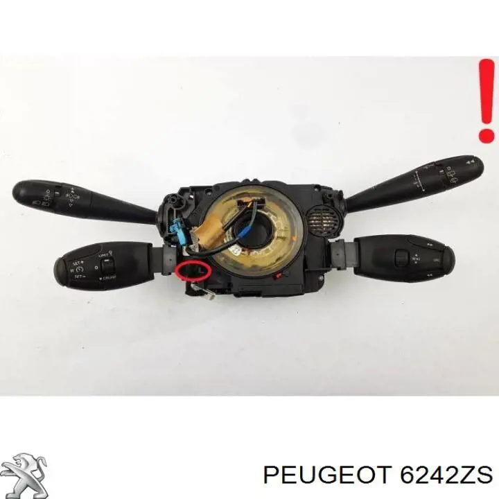 Переключатель подрулевой, управления круиз контролем Peugeot/Citroen 6242ZS цена, от 25.82 USD