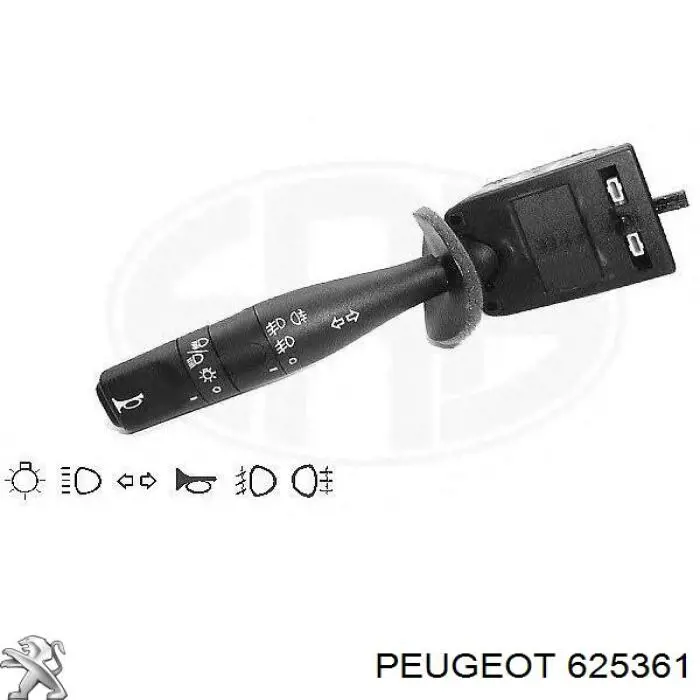 Левый подрулевой переключатель 625361 Peugeot/Citroen