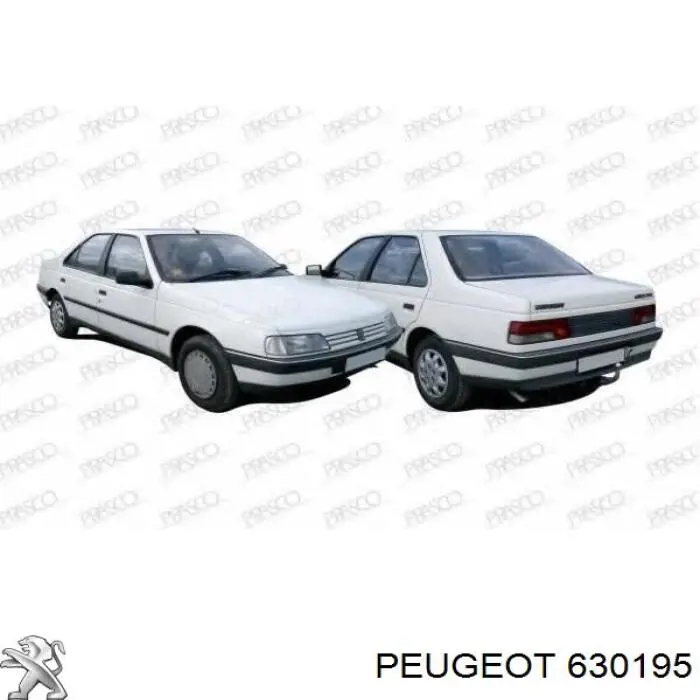 630195 Peugeot/Citroen Поворотник правый