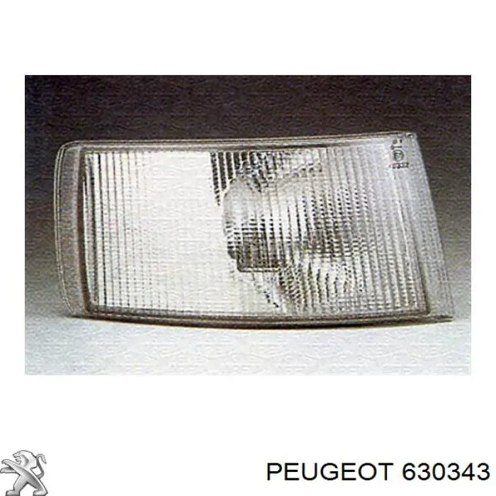 Указатель поворота левый 630343 Peugeot/Citroen