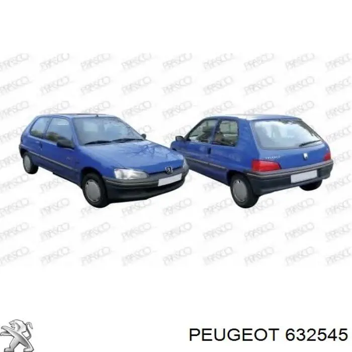 632545 Peugeot/Citroen повторитель поворота на крыле