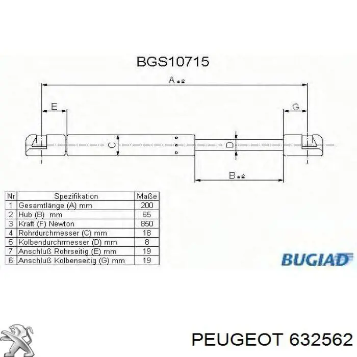 Luz intermitente guardabarros 632562 Peugeot/Citroen