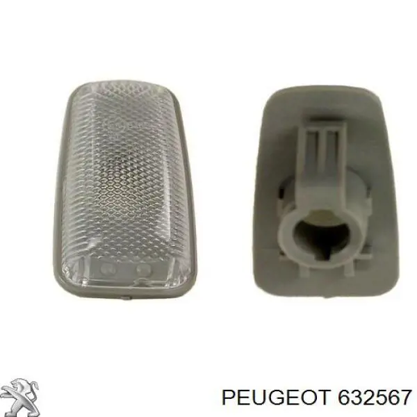 Luz intermitente guardabarros 632567 Peugeot/Citroen