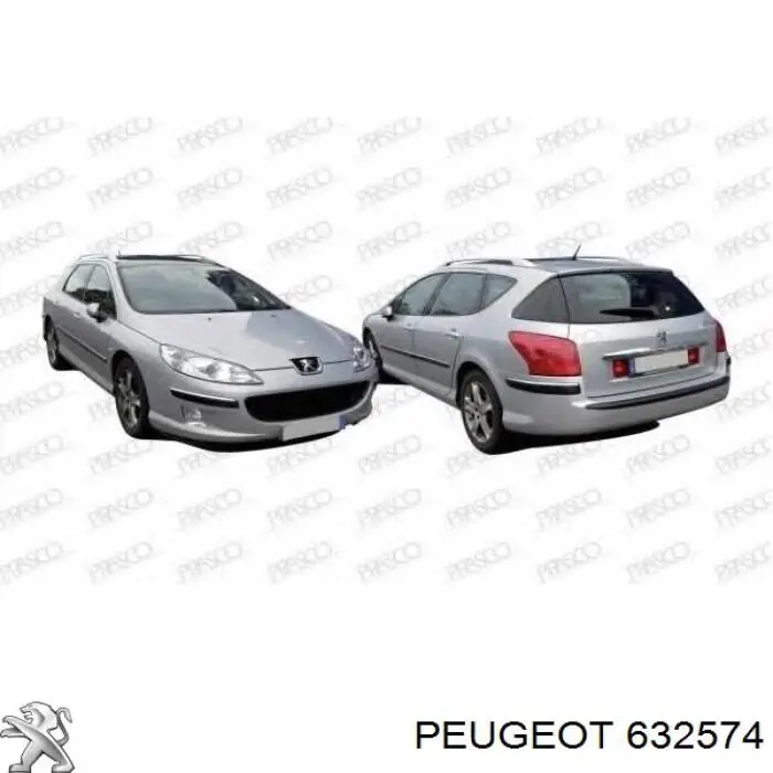 632574 Peugeot/Citroen Повторитель поворота на крыло