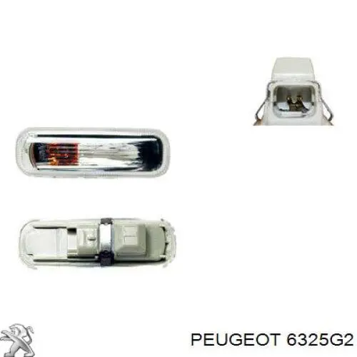 Указатель поворота левый/правый 6325G2 Peugeot/Citroen