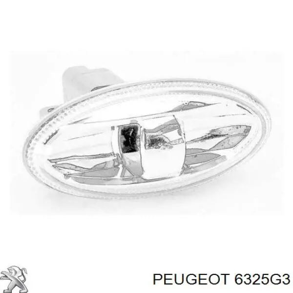 6325G3 Peugeot/Citroen luz intermitente no pára-lama