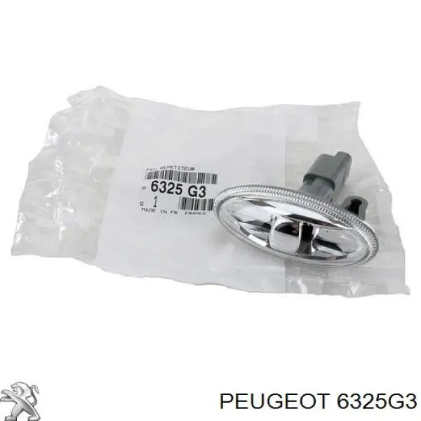 Luz intermitente guardabarros 6325G3 Peugeot/Citroen
