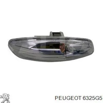 Luz intermitente de retrovisor exterior izquierdo 6325G5 Peugeot/Citroen