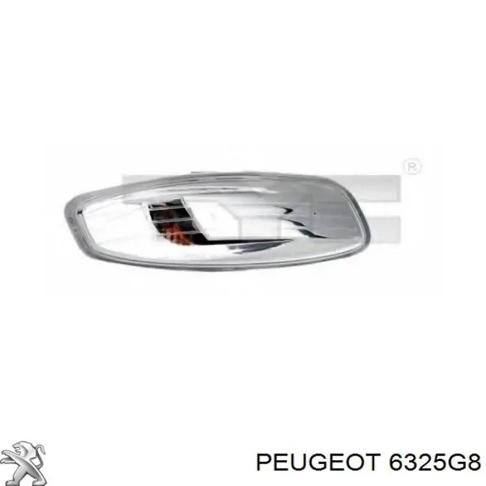 Фонарь подсветки зеркала заднего вида Peugeot/Citroen 6325G8 цена, от 11.63 USD