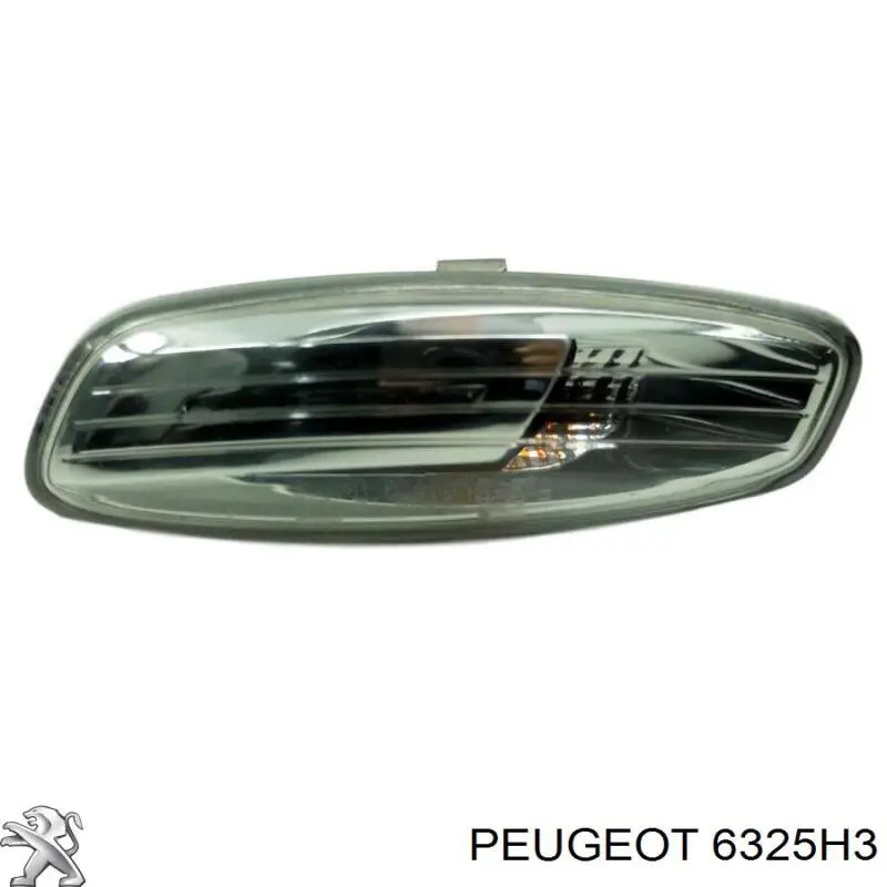 Указатель поворота зеркала, левый Peugeot/Citroen 6325H3 цена, от 5.39 USD