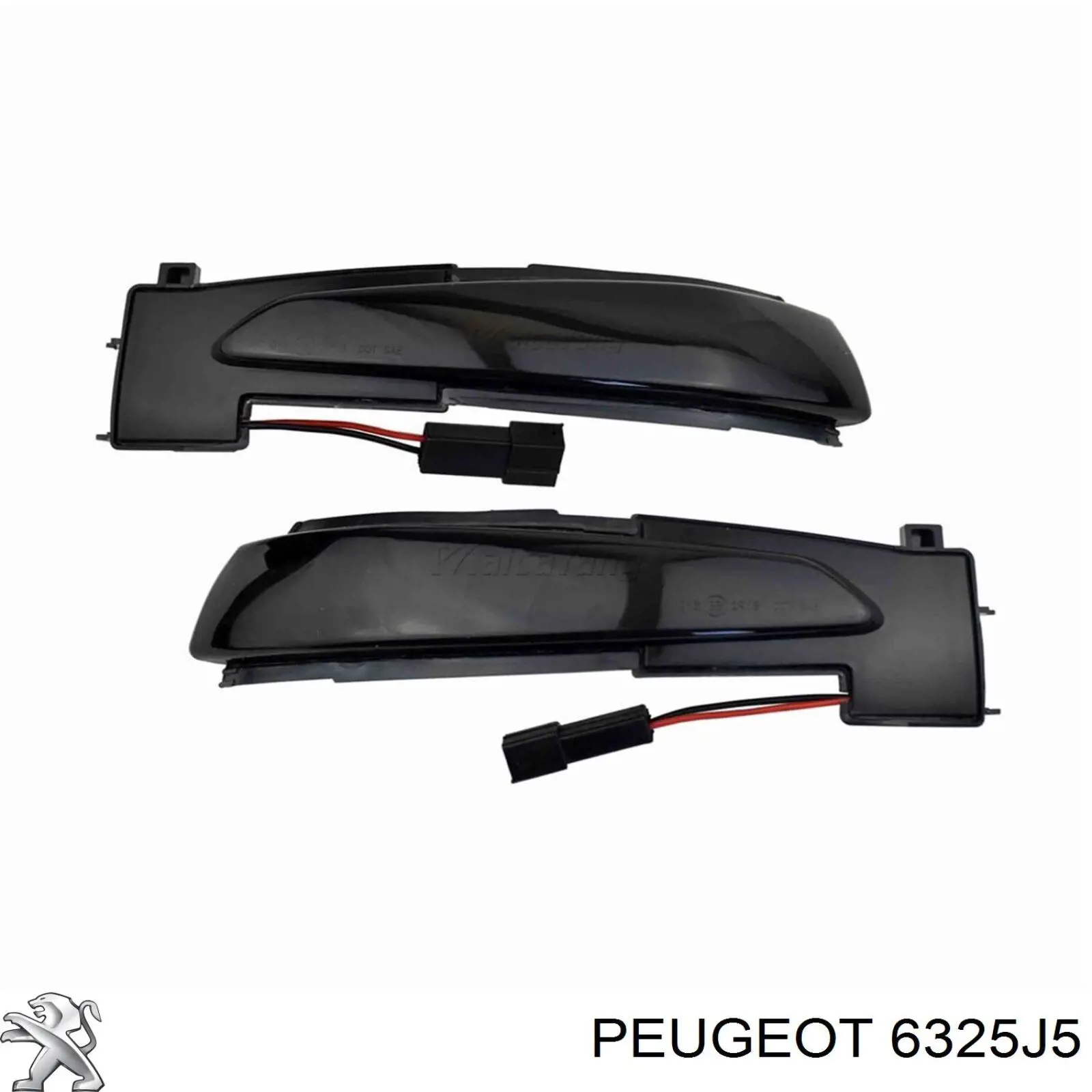 Купить 6325J5 Peugeot/Citroen Указатель поворота зеркала правый