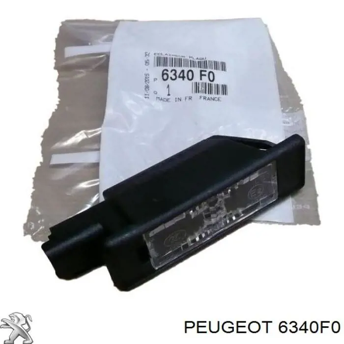 6340F0 Peugeot/Citroen Фонарь освещения номера