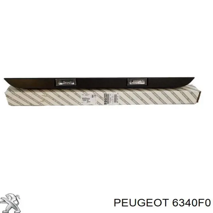 Фонарь подсветки номерного знака 6340F0 Peugeot/Citroen